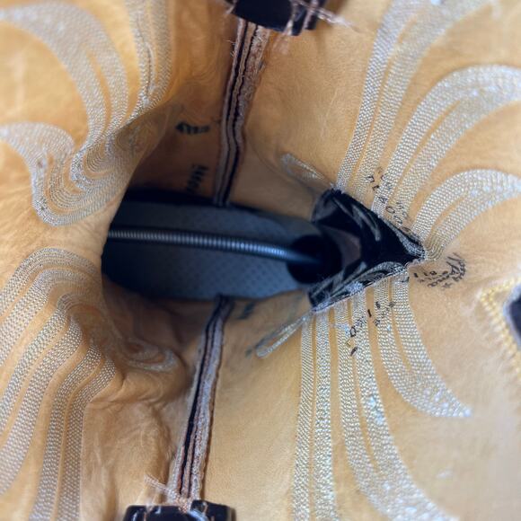 Vintage Tony Lama Men’s Python Snake Skin Cowboy Boots Style 8116 Size 11.5 - Picture 5 of 12